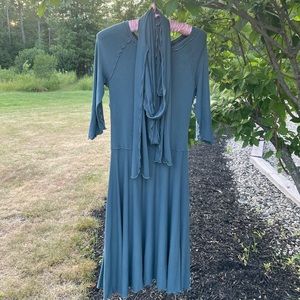 Bamboo Eco Dress with Scarf - angelrox brand